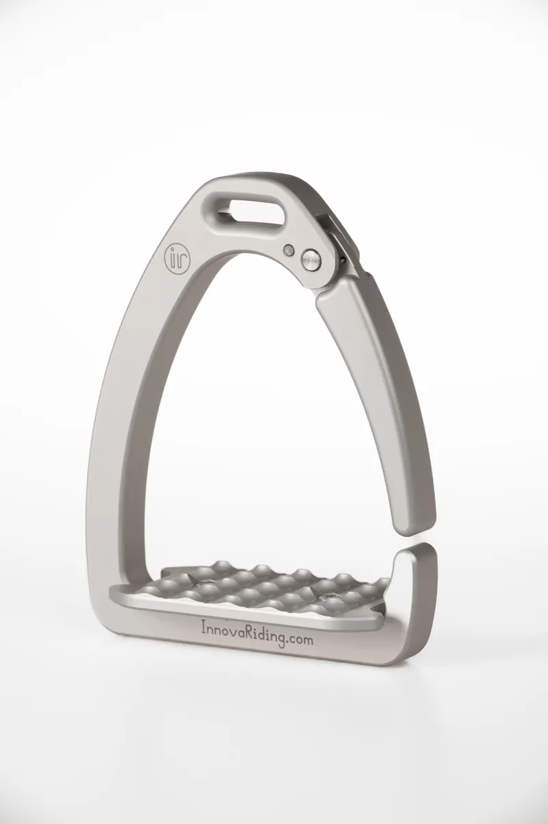 Tech Innova Riding Olympia Safety Stirrups - Silver
